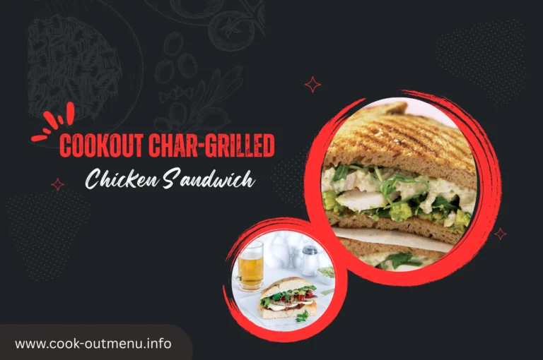 Cookout Char-Grilled Chicken Sandwich