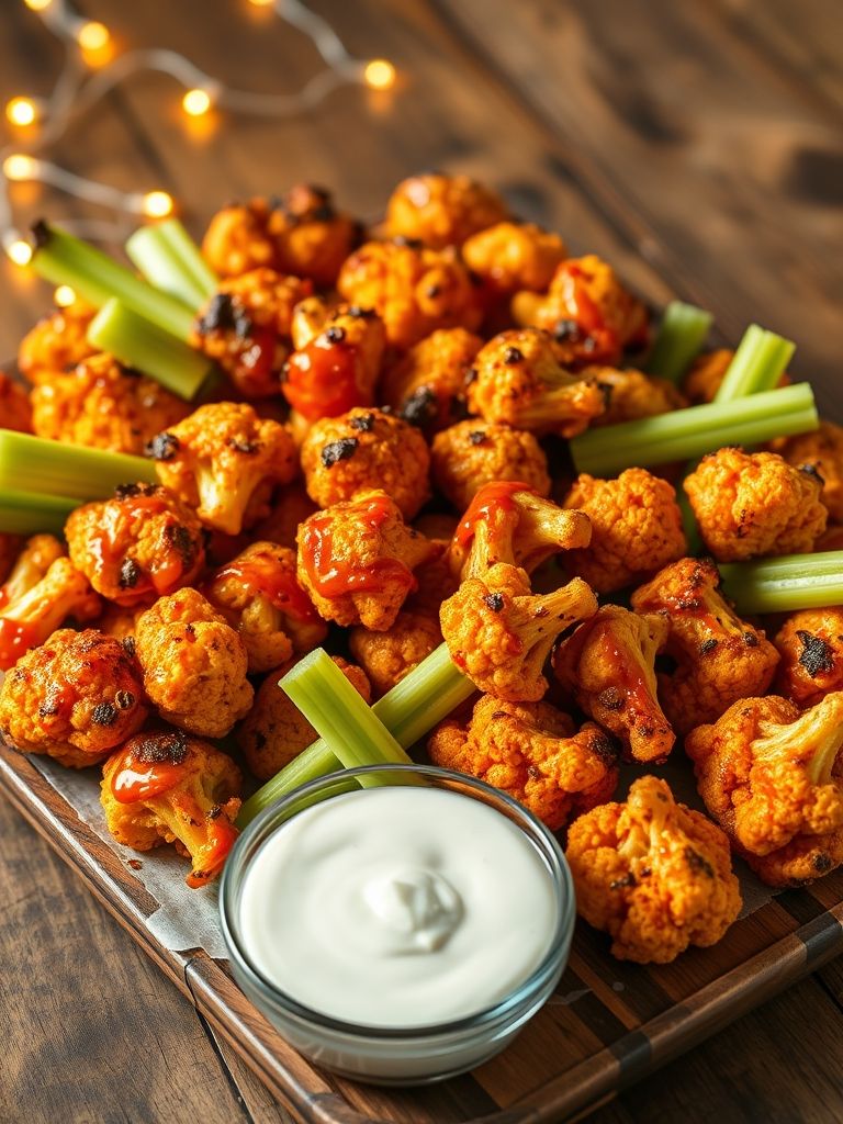 Cauliflower Buffalo Bites