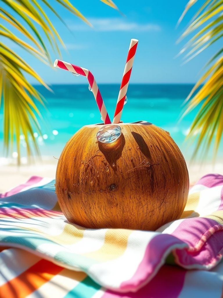 Coconut Water in a Shell
