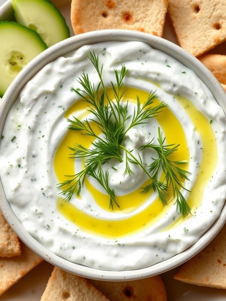 Creamy Yogurt and Cucumber Dip (Tzatziki)