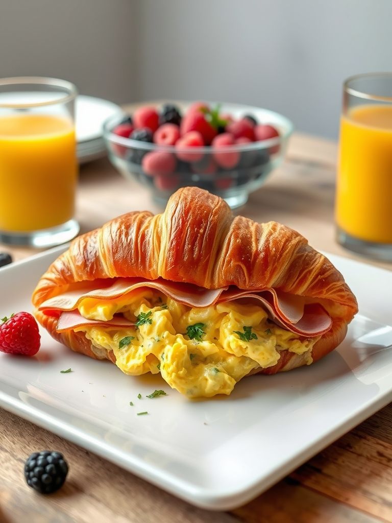 Croissant Breakfast Sandwich