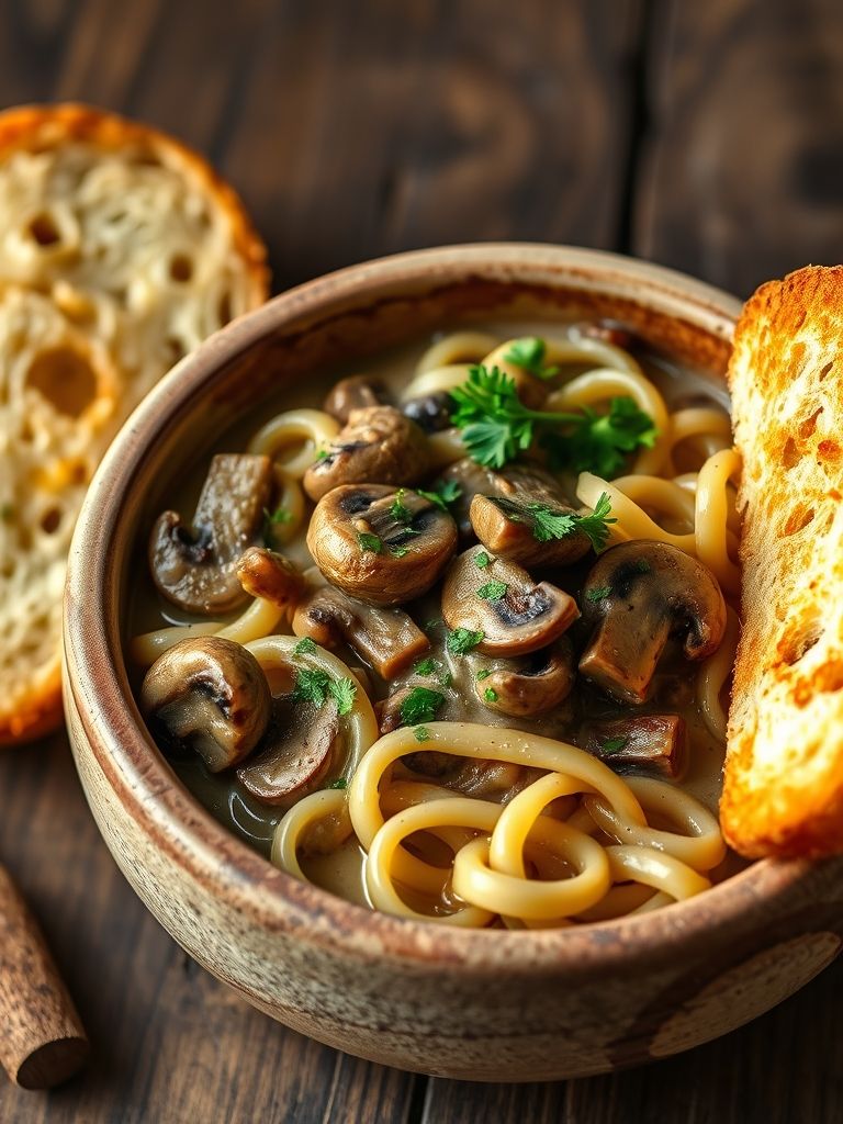 Mushroom Stroganoff