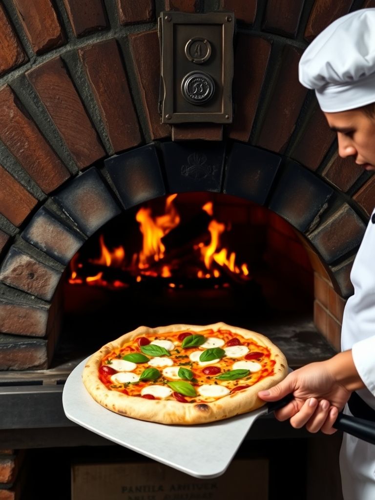 Neapolitan Pizza Oven Scene