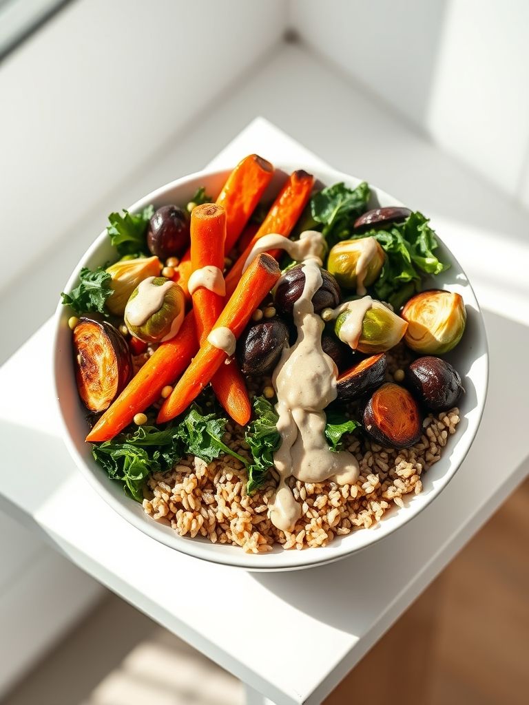 Roasted Veggie Grain Bowl
