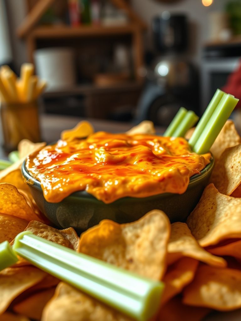 Spicy Buffalo Chicken Dip