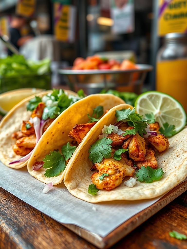 Street-Style Chicken Tacos