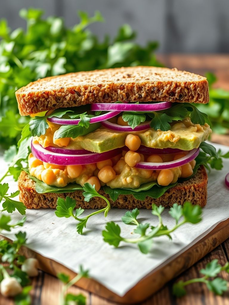 Vegan Chickpea Salad Sandwich