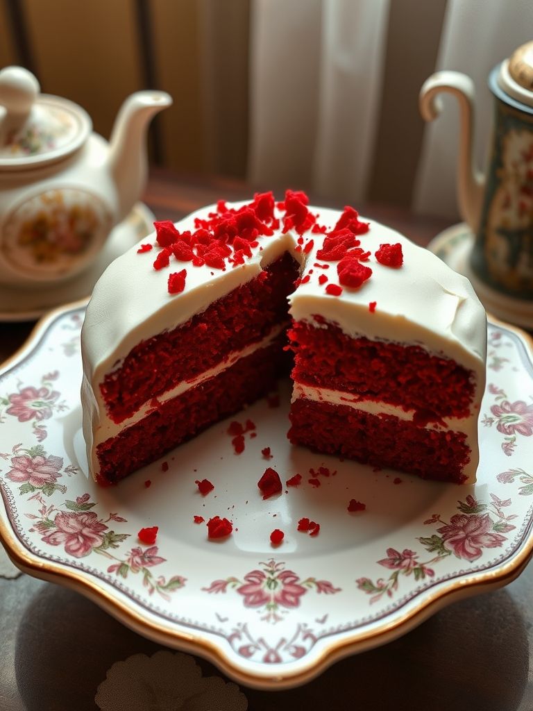 Red Velvet Cake with Cream Cheese Frosting